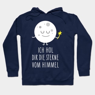 Romantic moon for lovers Hoodie